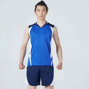 Men Women Volleyball <b>Sets</b> Jerseys Shorts Uniforms Training Suit Running <b>Set</b> Plus Size Front 100% Polyester Anti-Uv Breathable - Product Image 4