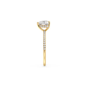 Anillo Solitario REYES con Halo Oculto de Moissanita en Forma de Corazón, Plata de Ley 925, Diseño Nuevo, Joyería Fina, Accesorios de Lujo para Mujer - Product Image 5
