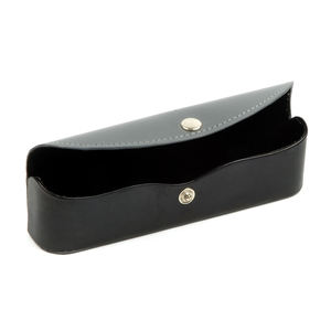 Étui à lunettes en cuir PU souple et simple avec rabat - Product Image 5