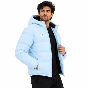 Chaquetas Acolchadas con Capucha para Hombre, Chaqueta de Invierno Acolchada, Chaqueta Casual para Exteriores, Fabricante al por Mayor, OEM, ODM - Product Image 4