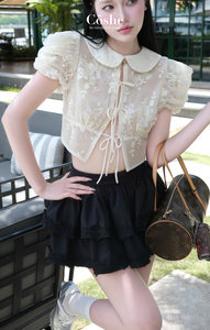 Coshe Cristina Falda de encaje en capas con diseño elegante de inspiración coreana para un aspecto femenino y elegante - Product Image 2