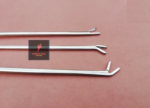 Premium Quialty Set of 3 Manual Spine Cutter Pituitary Rongeur for Spine Surgery Instrument Straight , Up And Down <b>Biting</b> - Product Image 2
