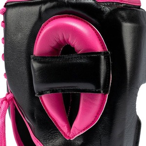 Protège-tête de boxe sur mesure, très demandé, fabriqué en cuir véritable à 100 % avec couleurs personnalisées pour l'entraînement aux arts martiaux pour adultes - Product Image 3