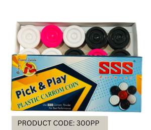 Plastic Comfortable Carrom Coins Indoor Sports <b>Game</b> Pieces White Black Red Disc Set <b>Small</b> Size Carrom Practice - Product Image 3