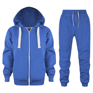Service OEM, Ensemble de jogging streetwear uni, coupe classique, délavé à l'acide, 100% coton, séchage rapide, léger, avec capuche - Product Image 3