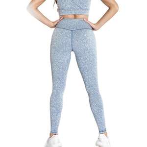 เลกกิ้งโยคะเอวสูงผ้ายืดสี่ทิศทาง ผลิตจากผ้าสแปนเด็กซ์/ไนลอน ดีไซน์ทันสมัยจากปากีสถาน - บริการรับผลิตแบรนด์ส่วนตัวสำหรับชุดออกกำลังกายและโยคะ - Product Image 4