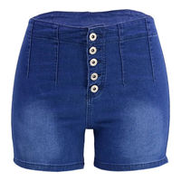 Shorts en jean délavé décontractés pour femme, respirants, séchage rapide, taille mi-haute, mode estivale, vêtements confortables pour le quotidien