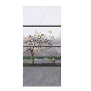 Moderne 300X600mm Gris Brillant Texture Marbre Céramique Mur Nouveau Look Brique pour Salle De Bains Piscine Décorative 300X600mm Gris - Product Image 4