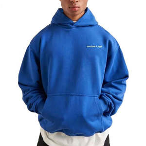 Sweat à capuche unisexe 100% coton doux, coupe-vent, en polaire, imprimé sur mesure avec logo personnalisé et impression en relief pour hommes et femmes - Product Image 1