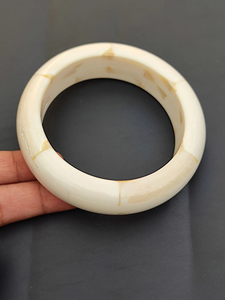 Handmade Bohemian Antique Natural Crafts Bone Beaded Bracelets Vintage <b>Bangle</b> by Perfect Enterprises - Product Image 3