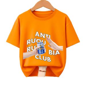 Camiseta FMF Ecológica de Algodón 100% Tejido, Estampado Regular (Estampado Gráfico) Naranja, Estilo Casual/Streetwear/Playa, Lunar Tet - Product Image 1