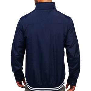 Fashion Sale Streetwear Canvas Bomber <b>Jacket</b> Waterproof Winter Stand Collar Zipper Sport <b>Running</b> Custom OEM Logo <b>Men</b> <b>Jackets</b> - Product Image 2