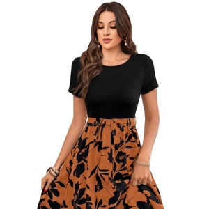 ชุดเดรสสำหรับผู้หญิงทันสมัยแขนพิมพ์ลายดิจิทัลคุณภาพสูงสไตล์ตะวันตกบูติกล่าสุดของอินเดีย - Product Image 1