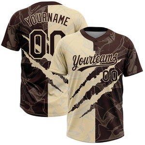 Maillot de softball en tissu haute performance, personnalisation du logo de l'équipe, nom et numéro du joueur, fabrication sous marque privée - Product Image 2