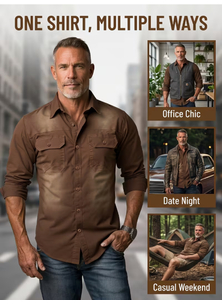 Camisa Casual de Mezclilla para Hombre, Camisa de Algodón Resistente con Botones, Alta Calidad, OEM, ODM, Fábrica de Ropa de Marca Privada, Algodón Premium para Hombre - Product Image 3
