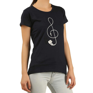 Camisetas de manga corta para mujer, camiseta deportiva de algodón, holgada y de manga corta con estampado transpirable, cómoda - Product Image 1