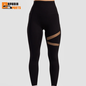 Leggings Deportivos Casuales OEM, Ajustados, Transpirables, de Spandex/Nylon, Personalizados, de Cintura Alta para Chicas - Product Image 1
