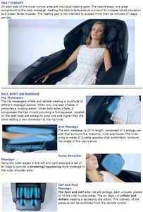 Sofá de Masaje para Uso Doméstico, Masajeador Corporal Completo Inteligente Multifuncional Automático con Amasamiento de Espalda, Dispositivo de Masaje de Gravedad Cero Tipo Cápsula Espacial - Product Image 5