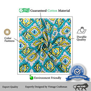 Printed Pure Cotton <b>Table</b> <b>Cover</b> Woven Fabric <b>Waterproof</b> Oilproof Elegant Dining Kitchen Decor - Product Image 3