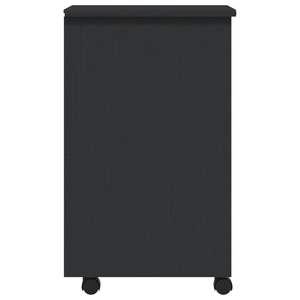 Archivador Rodante de Madera de Pino Sólido Gris con 5 Cajones, Organizador de Almacenamiento de Oficina, Diseño Moderno, Duradero y Ahorra Espacio - Product Image 5