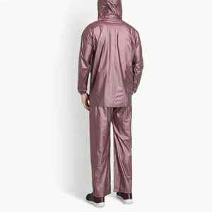 Traje Impermeable con Capucha para Hombre, Ropa Casual de Poliéster para Exteriores, Conjunto Individual para Senderismo y Viajes - Product Image 3