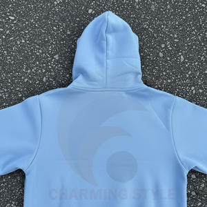 Sweat-shirt à capuche pour homme de haute qualité, personnalisé, avec impression 3D en relief du logo sur le devant, décontracté, uni, 100% coton, impression DTG - Product Image 6
