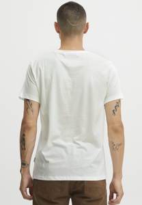 T-shirt décontracté à manches courtes pour homme, col rond, couleur unie, personnalisable, streetwear, mélange polyester/coton, séchage rapide, personnalisable - Product Image 4