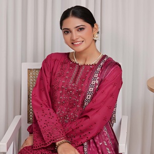 BIN HAMEED VOL NAIN TARA Embroidery Three Piece Punjabi Suits <b>Eid</b> Winter Heavy Party <b>Dresses</b> <b>Pakistani</b> Salwar Kameez Indian - Product Image 2