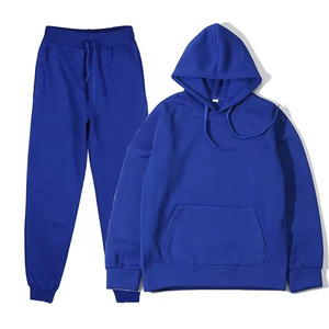 Conjunto Deportivo Unisex de Algodón Beige, Sudadera con Capucha y Pantalones Jogger, Color Sólido, Casual, Otoño, Manga Larga, Pantalones con Cordón y Conjuntos Deportivos Personalizados - Product Image 3