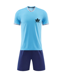 Conjunto de Uniforme de Fútbol Amarillo Personalizado, Manga Corta, Transpirable, Poliéster, Estampado Geométrico, Ropa Deportiva para Equipos Adultos - Product Image 5