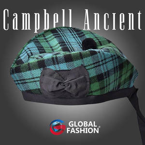 Gorro Clásico de Tartán Glengarry, Accesorio Perfecto para Vestido Completo de Kilt Highland y Ocasiones Formales - Product Image 2