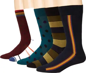 Personalize Malha Classic Plain Color Penteado Algodão Plain Crew Socks para mulheres e homens por objetivos