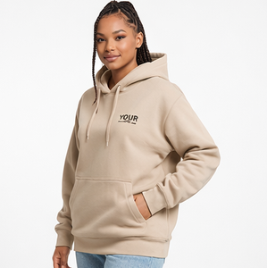 Sweat-shirt à capuche surdimensionné pour femme de haute qualité, en coton lourd 100% (380 GSM), en molleton, veste pull - Product Image 2