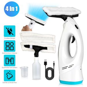 Limpiador de Ventanas Eléctrico Inalámbrico 4 en 1, Recargable, con Doble Tanque de Agua, Multifuncional, para Limpiar Vidrios, Azulejos y Espejos - Product Image 2