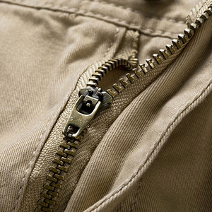 Streetwear Men's <b>Cargo</b> Shorts 100% Cotton Waterproof Breathable Multi Pockets Loose Fit Summer Casual High Street Style - Product Image 5