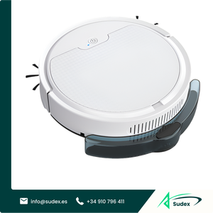 Robot de Limpieza Inteligente Sudex HTS-8 Eco con Sensor Infrarrojo Anti-Caídas, Cuatro Motores, 3 Ruedas, Contenedor de Polvo de 400 ml, para Pisos del Hogar - Product Image 1