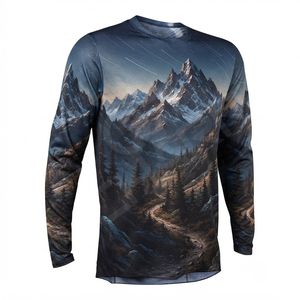 เสื้อเจอร์ซีย์แข่งรถวิบาก MX สำหรับขี่มอเตอร์ไซค์ BMX MX ดートไบค์ ออฟโรด จักรยานเสือภูเขา สำหรับผู้ชาย - Product Image 4