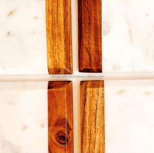 ที่รองแก้วไม้วอลนัททรงสี่เหลี่ยมสไตล์ร่วมสมัยเป็นมิตรต่อสิ่งแวดล้อมแผ่นรองอินเดียออกแบบได้ตามต้องการจากโรงงาน - Product Image 2