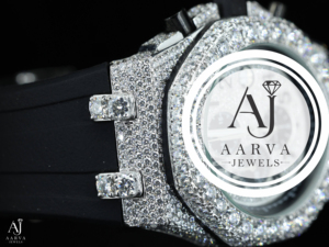 Diamond Inlay <b>Automatic</b> Mechanical Tourbillon <b>Chronograph</b> Watch Sapphire Crystal Stainless Steel Case Rubber Black Strap Luxury - Product Image 5