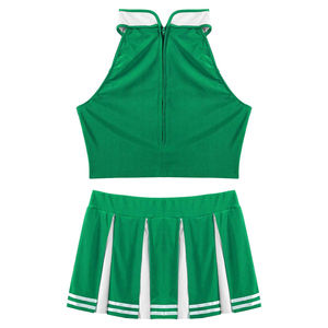 Tenues de pom-pom girl professionnelles pour femmes, imprimées avec logo, haute performance, dernier design, ensembles en polyester de qualité supérieure - Product Image 2