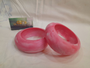 Pulseras de Resina Redondas Naturales de Moda al por Mayor, Brazalete Liso de Amatista, Joyería de Regalo |   Artesanías de Resina Perfectas - Product Image 2