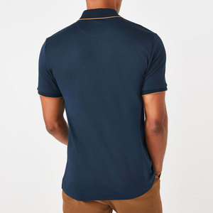 Polo de golf imprimé tendance à prix de gros, uniforme, manches courtes, broderie de logo personnalisé, pour hommes - Product Image 2