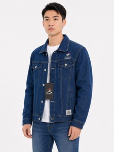 Ropa de invierno, nuevo diseño, chaqueta vaquera azul para hombre, talla grande, abrigos de mezclilla para hombre, chaqueta de tela con botones y bolsillos para hombre - Product Image 4