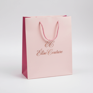 Bolsas de Papel Laminado Brillante de Lujo, Ecológicas y Reciclables, con Logotipo Personalizado, Asas de Cinta/Cuerda de Algodón, para Promoción de Joyería Premium - Product Image 3