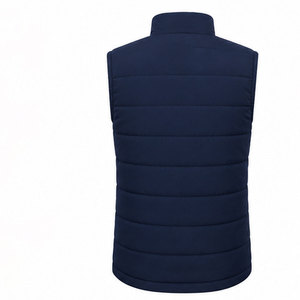 Gilet d'hiver pour homme de qualité supérieure, veste sans manches rembourrée avec col haut, léger, chaud et isolé, pour une utilisation décontractée en extérieur - Product Image 2