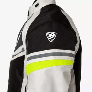 Veste de moto d'été pour hommes avec doublure imperméable détachable Panneaux en maille respirante approuvés CE - Product Image 4