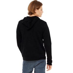 Veste à capuche à fermeture éclair en polaire unie unisexe de haute qualité personnalisée avec coupe au détail personnalisé marine avec sweat à capuche respirant pour hommes respirants - Product Image 6