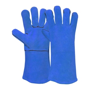 Gants de soudage en cuir de vachette pleine fleur, haute performance, ignifuges, résistants à l'abrasion, pour barbecue et grillades - Product Image 2