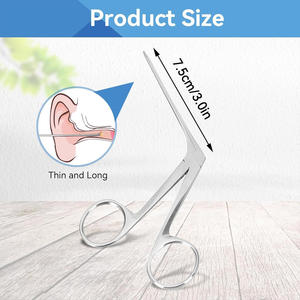 Pinces micro-auriculaires manuelles réutilisables en acier inoxydable, légères et stérilisables, instruments chirurgicaux ORL OEM Tegra certifiés ISO CE - Product Image 5