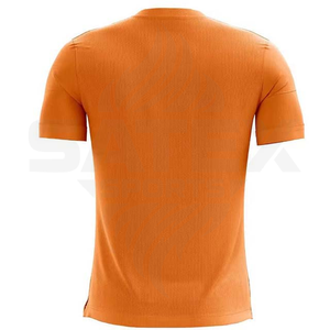 เสื้อฟุตบอลพิมพ์ลายดิจิตอลตามสั่ง ระบายอากาศ แห้งเร็ว ต้านเชื้อแบคทีเรีย โพลีเอสเตอร์ 100% ชุดยูนิฟอร์มสโมสรชาย แขนสั้น สำหรับฤดูร้อน - Product Image 3